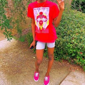 Red Power Ranger Graphic Tee